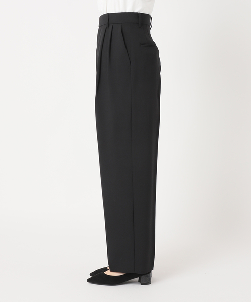 journal standard L'essage（ジャーナルスタンダードレサージュ）の「ヴィスポリーノ2タックワイドパンツ（スラックス・レディース・グレー/ブラック/ベージュ・36/38）」の22枚目の写真