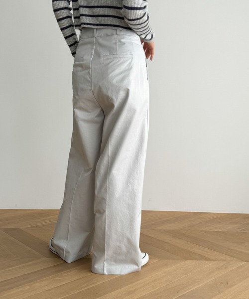 CANAL JEAN（キャナルジーン）の「El mar コットンタックワイドパンツ