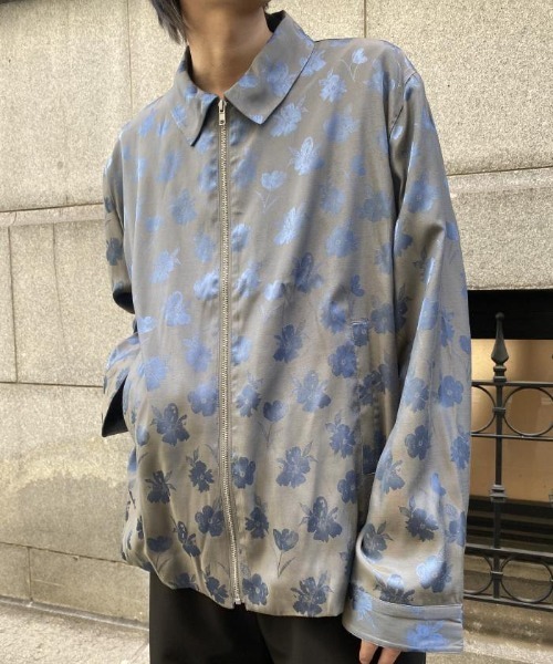 【セール】フラワージャガードブルゾン（ブルゾン）｜AXES-X（アクシーズエックス）