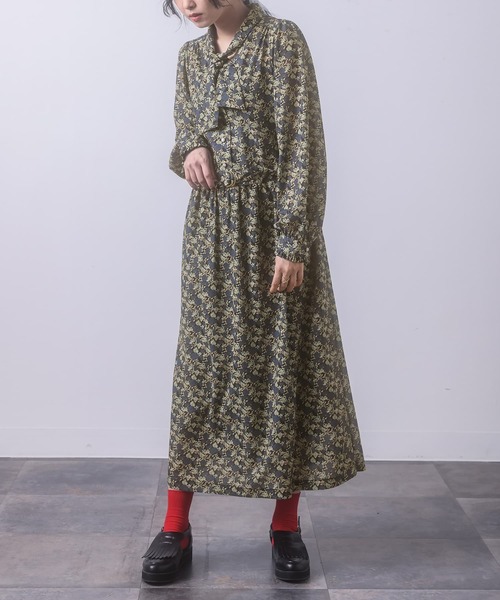 スズキタカユキ　ワンピース suzuki takayuki（スズキタカユキ）の「peasant dressⅡ