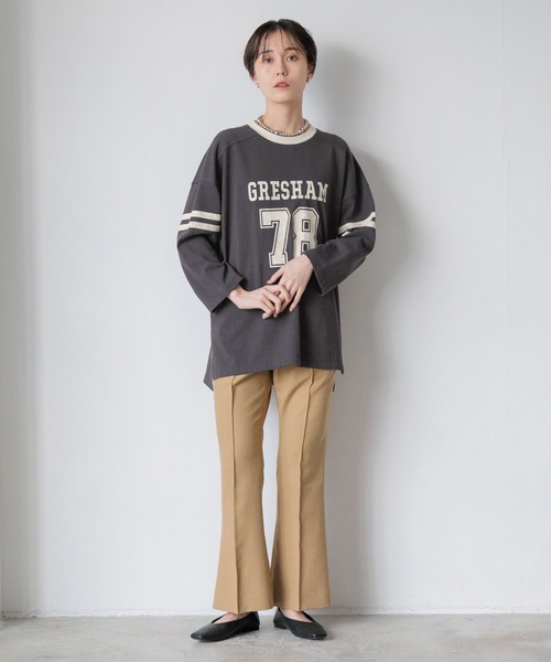 LOWRYS FARM（ローリーズファーム）の「ラナテックフレアパンツ　986489（その他パンツ・レディース・アイボリー/ブラウン/ブラック・MEDIUM/LARGE）」の8枚目の写真