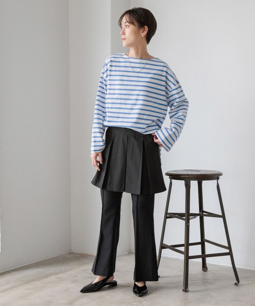 LOWRYS FARM（ローリーズファーム）の「ラナテックフレアパンツ　986489（その他パンツ・レディース・アイボリー/ブラウン/ブラック・MEDIUM/LARGE）」の10枚目の写真