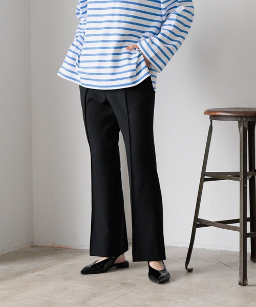 LOWRYS FARM（ローリーズファーム）の「ラナテックフレアパンツ　986489（その他パンツ・レディース・アイボリー/ブラウン/ブラック・MEDIUM/LARGE）」の13枚目の写真