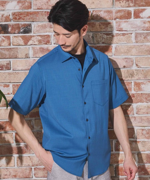 UNION STATION（ユニオンステーション）の「【限定展開商品】 Air Light/エアライト リラックスフィット レギュラーカラー シャツ（シャツ/ブラウス・メンズ・ライトブルー/ブルー/グリーン/ブラウン/ベージュ/ネイビー・S/M/L/LL）」の6枚目の写真