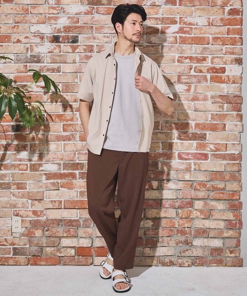 UNION STATION（ユニオンステーション）の「【限定展開商品】 Air Light/エアライト リラックスフィット レギュラーカラー シャツ（シャツ/ブラウス・メンズ・ライトブルー/ブルー/グリーン/ブラウン/ベージュ/ネイビー・S/M/L/LL）」の10枚目の写真