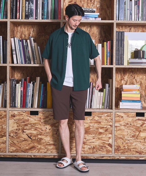 UNION STATION（ユニオンステーション）の「【限定展開商品】 Air Light/エアライト リラックスフィット レギュラーカラー シャツ（シャツ/ブラウス・メンズ・ライトブルー/ブルー/グリーン/ブラウン/ベージュ/ネイビー・S/M/L/LL）」の14枚目の写真