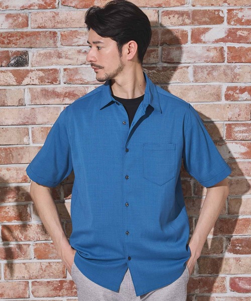 UNION STATION（ユニオンステーション）の「【限定展開商品】 Air Light/エアライト リラックスフィット レギュラーカラー シャツ（シャツ/ブラウス・メンズ・ライトブルー/ブルー/グリーン/ブラウン/ベージュ/ネイビー・S/M/L/LL）」の20枚目の写真