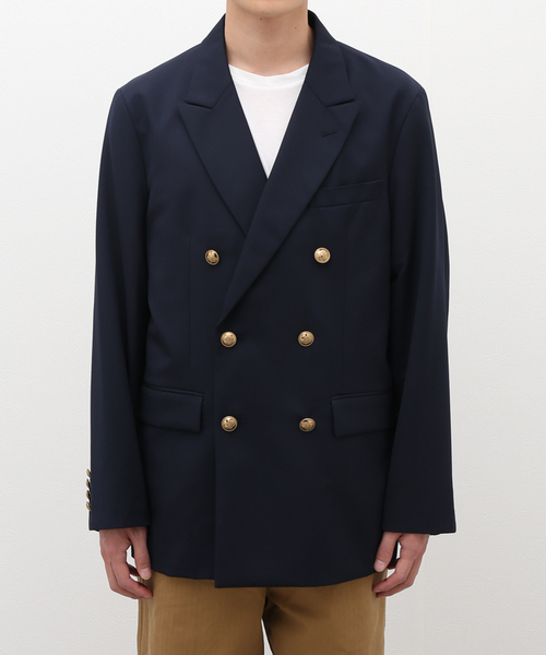 JOURNAL STANDARD(ジャーナルスタンダード)の「ダブルブレザージャケット(テーラードジャケット・メンズ・ネイビー・SMALL/MEDIUM/LARGE)」の3枚目の写真