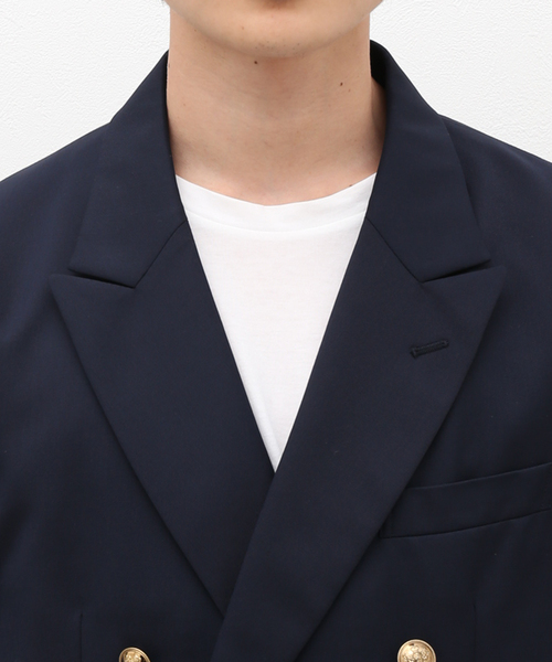 DOUBLE STANDARD CLOTHING ダブルジャケット ブレザー 紺 ダブルブレストネイビーブレザー(ジャケット)｜MACKINTOSH