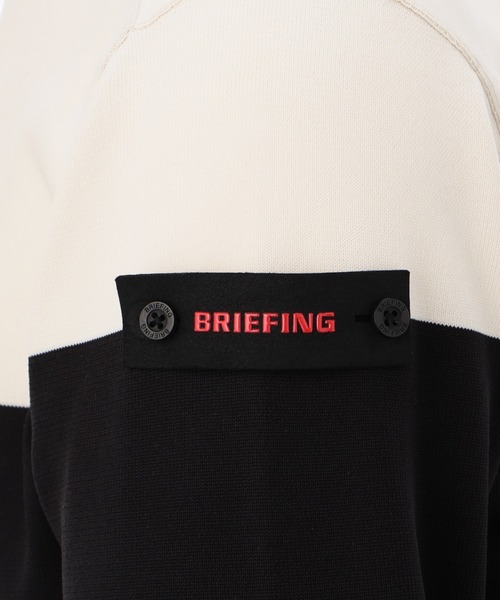 ブリーフィングゴルフMENS WR BI-CLR CREWNECK KNIT BRIEFING（ブリーフィング）の「【ブリーフィングゴルフ】MENS WR BI
