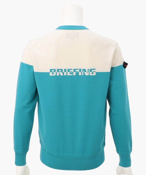 ブリーフィングゴルフMENS WR BI-CLR CREWNECK KNIT BRIEFING（ブリーフィング）の「【ブリーフィングゴルフ】MENS WR BI