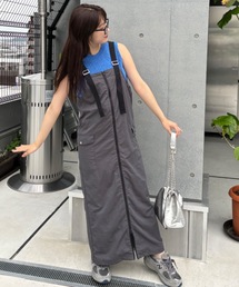 Birthday room | フロントジップミリタリージャンパースカート/ワンピース(ジャンパースカート)