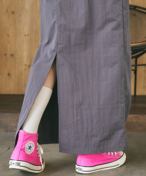 Birthday room（バースデイルーム）の「フロントジップミリタリージャンパースカート/ワンピース（ジャンパースカート・レディース・チャコールグレー/アイボリー・FREE）」の18枚目の写真