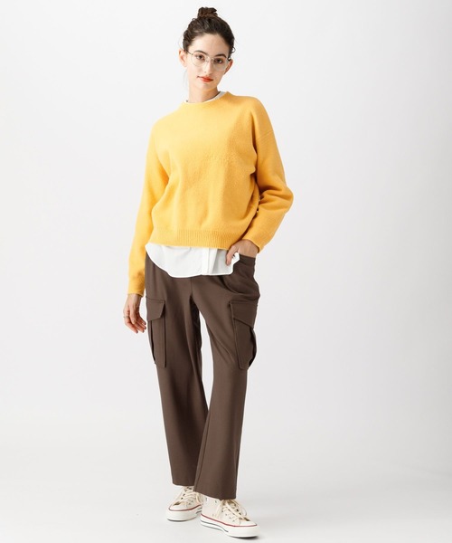 saloon(サルーン)の「SALOON(サルーン)/ウェストギャザーカーゴパンツ(その他パンツ・レディース・アイボリー/カーキ・SMALL/MEDIUM)」の8枚目の写真