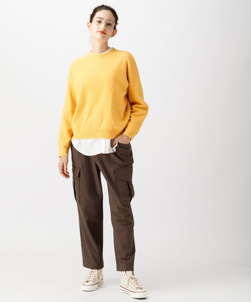 saloon(サルーン)の「SALOON(サルーン)/ウェストギャザーカーゴパンツ(その他パンツ・レディース・アイボリー/カーキ・SMALL/MEDIUM)」の7枚目の写真