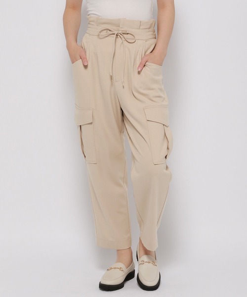 saloon(サルーン)の「SALOON(サルーン)/ウェストギャザーカーゴパンツ(その他パンツ・レディース・アイボリー/カーキ・SMALL/MEDIUM)」の11枚目の写真