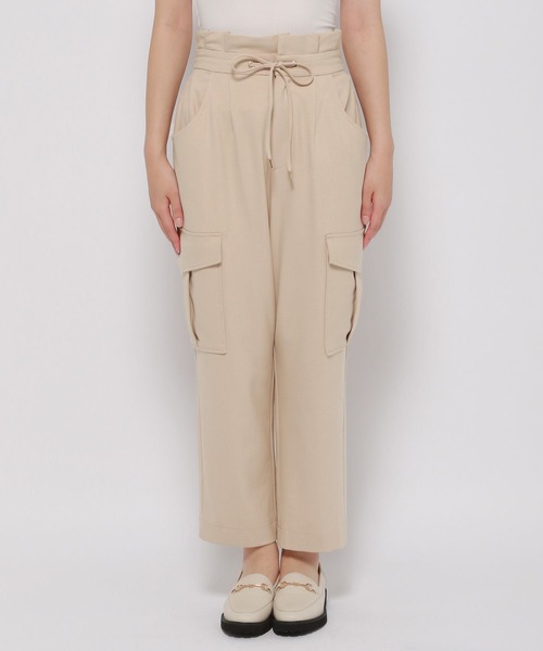 saloon(サルーン)の「SALOON(サルーン)/ウェストギャザーカーゴパンツ(その他パンツ・レディース・アイボリー/カーキ・SMALL/MEDIUM)」の12枚目の写真