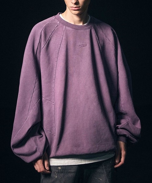 NOT4NERD(ノットフォーナード)の「【UNISEX】NOT4NERD/Tribal ロゴプルオーバー(ウラケ) 2115031(スウェット・レディース・チャコール/パープル・LARGE/MEDIUM)」の2枚目の写真