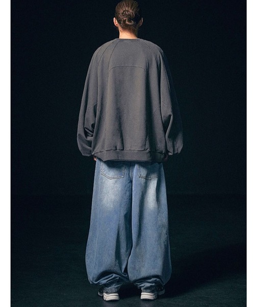 NOT4NERD(ノットフォーナード)の「【UNISEX】NOT4NERD/Tribal ロゴプルオーバー(ウラケ) 2115031(スウェット・レディース・チャコール/パープル・LARGE/MEDIUM)」の21枚目の写真