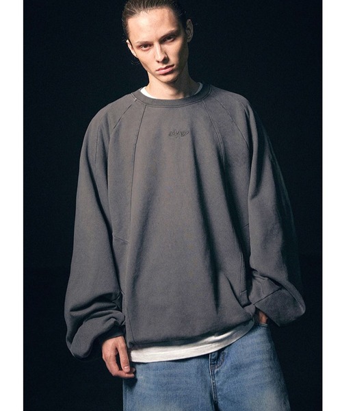 NOT4NERD(ノットフォーナード)の「【UNISEX】NOT4NERD/Tribal ロゴプルオーバー(ウラケ) 2115031(スウェット・レディース・チャコール/パープル・LARGE/MEDIUM)」の10枚目の写真