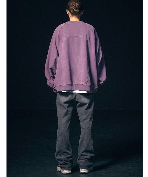 NOT4NERD(ノットフォーナード)の「【UNISEX】NOT4NERD/Tribal ロゴプルオーバー(ウラケ) 2115031(スウェット・レディース・チャコール/パープル・LARGE/MEDIUM)」の22枚目の写真