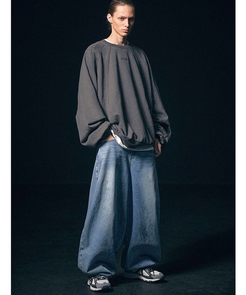 NOT4NERD(ノットフォーナード)の「【UNISEX】NOT4NERD/Tribal ロゴプルオーバー(ウラケ) 2115031(スウェット・レディース・チャコール/パープル・LARGE/MEDIUM)」の17枚目の写真