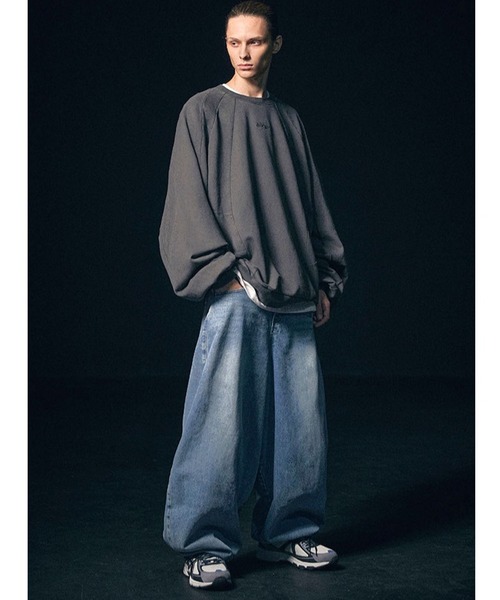 NOT4NERD(ノットフォーナード)の「【UNISEX】NOT4NERD/Tribal ロゴプルオーバー(ウラケ) 2115031(スウェット・レディース・チャコール/パープル・LARGE/MEDIUM)」の18枚目の写真