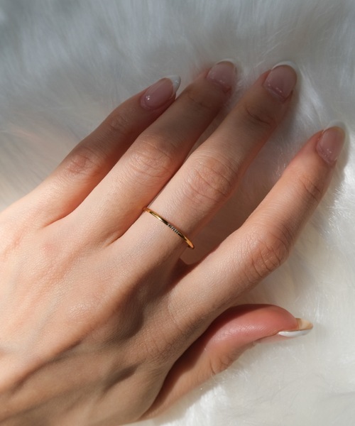 crafty（クラフティー）の「トリプルジルコニアリング（リング・レディース・ゴールド・9号/11号/13号）」の5枚目の写真