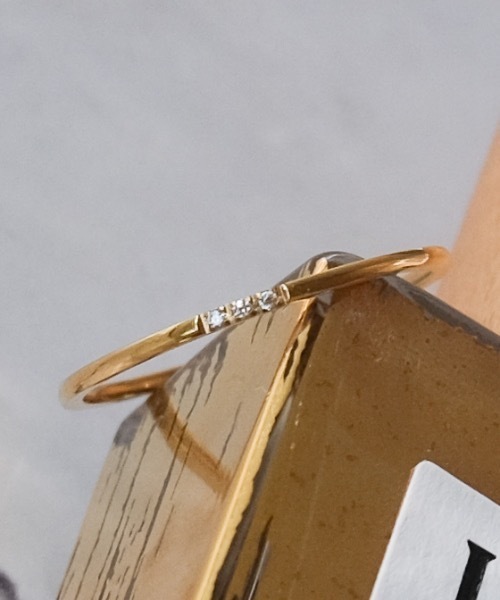 crafty（クラフティー）の「トリプルジルコニアリング（リング・レディース・ゴールド・9号/11号/13号）」の7枚目の写真