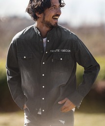 ms5610- band collar western shirts ウェスタンシャツ