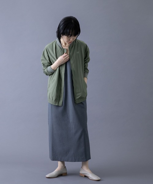 NEW BALANCE（ニューバランス）の「NEW BALANCE　ボンバージャケット（その他アウター・レディース・カーキ/ブラック・160）」の12枚目の写真