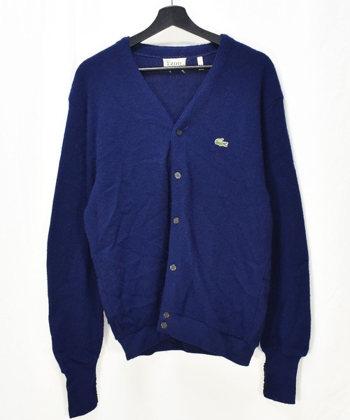LACOSTE（ラコステ）の「【ヴィンテージ古着】70's IZOD LACOSTE/アイゾッドラコステ アクリルニットカーディガン（カーディガン/ボレロ・メンズ・ネイビー・LARGE）」の12枚目の写真