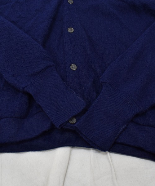 LACOSTE（ラコステ）の「【ヴィンテージ古着】70's IZOD LACOSTE/アイゾッドラコステ アクリルニットカーディガン（カーディガン/ボレロ・メンズ・ネイビー・LARGE）」の8枚目の写真