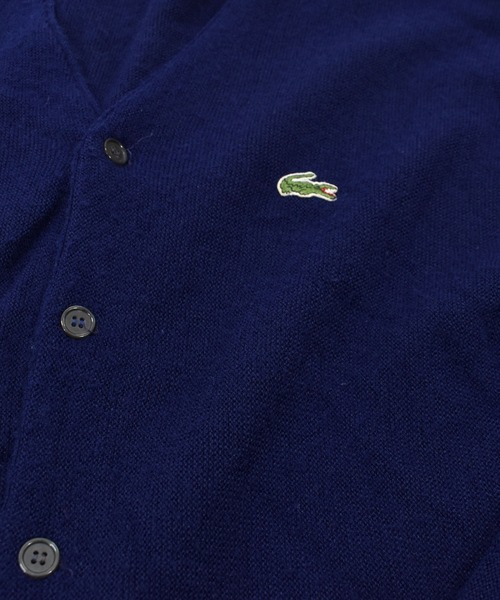 LACOSTE（ラコステ）の「【ヴィンテージ古着】70's IZOD LACOSTE/アイゾッドラコステ アクリルニットカーディガン（カーディガン/ボレロ・メンズ・ネイビー・LARGE）」の6枚目の写真