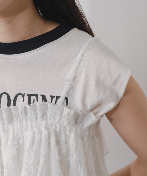 Kastane（カスタネ）の「レースフリルビスチェ（キャミソール・レディース・レッド/アイボリー/ブルー・FREE）」の18枚目の写真