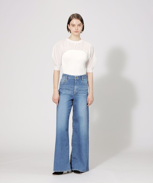 【セール】【EPOCA STORIA】 シアーコンビニットプルオーバー 《WEB＆EPOCA THE SHOP店舗限定》（ニット/セーター）｜EPOCA（エポカ）