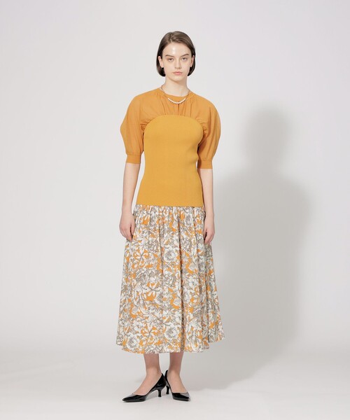 【セール】【EPOCA STORIA】 シアーコンビニットプルオーバー 《WEB＆EPOCA THE SHOP店舗限定》（ニット/セーター）｜EPOCA（エポカ）