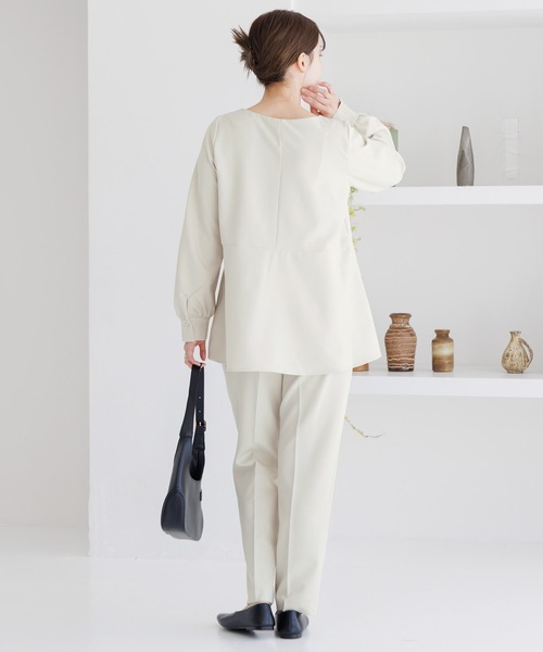 Dita Muaj.（ディータムアージュ）の「美シルエットパンツ（その他パンツ・レディース・ナチュラル/ブラック・M）」の14枚目の写真