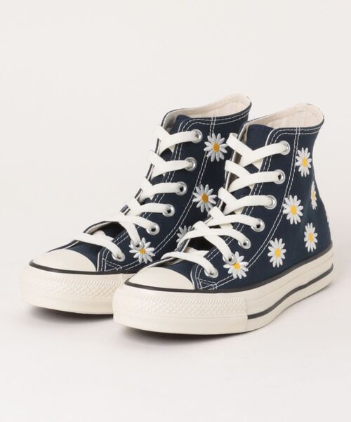 converse コンバース AS (R) DAISYFLOWER HI オールスター (R) デイジーフラワー HI 31311230 DARK BLUE