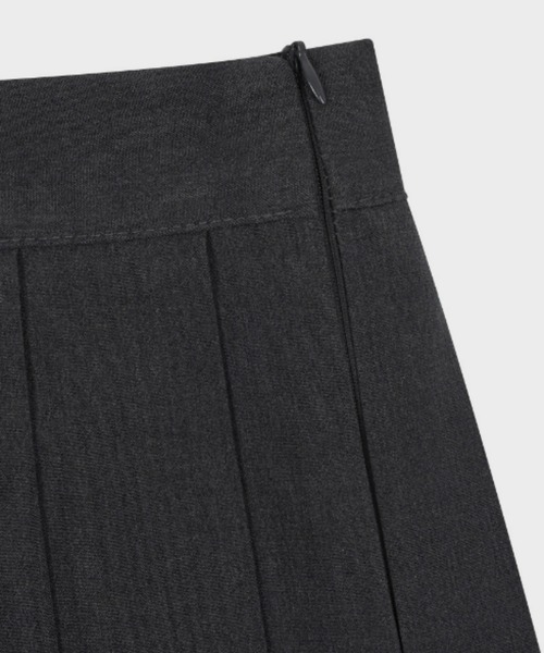 BLACKUP（ブラックアップ）の「[MADE] ドミニクプリーツミニスカートパンツ（スカート・レディース・ブラック/チャコールグレー・SMALL/MEDIUM/LARGE）」の6枚目の写真