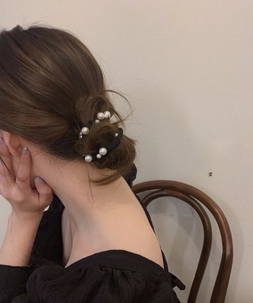 ゆみ様　No.585 他　ヘアゴム　計6点 ヘアゴム キッズ用 髪ゴム ヘアポニー 水玉ボール2個付ツートン