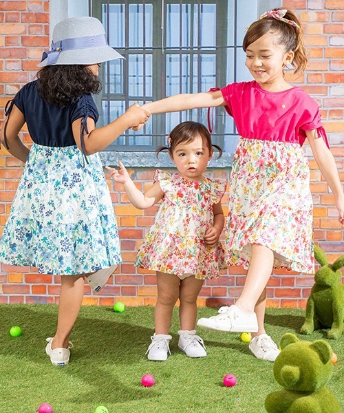 ケイトスペード　ガールズ ラブリーガーデンラッフルカラーワンピース　160 新品 kate spade new york kids｜ケイトスペードニューヨーク（キッズ