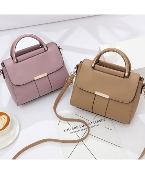Miniministore（ミニミニストア）の「ショルダーバッグ レディース 斜めがけ（ショルダーバッグ・レディース・アイボリー/ライトブラウン/パープル/ミント/ブラック/レッド・FREE）」の10枚目の写真