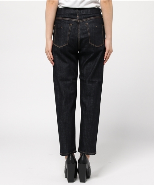 AZUL ENCANTO（アズールエンカント）の「ロークロッチテーパードパンツ（デニムパンツ・レディース・ワンウォッシュ/ホワイト/ブラック・LARGE/SMALL/MEDIUM）」の9枚目の写真