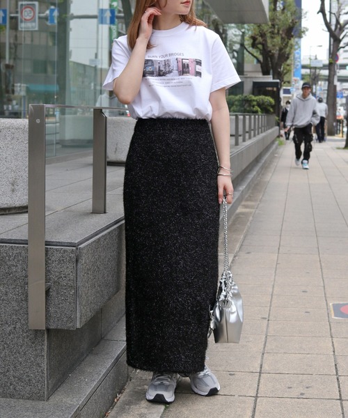 HER CLOSET(ハークローゼット)の「 【HER CLOSET】累計1万枚販売突破!!WEB限定フォトプリントロゴTシャツ WEB LIMITED PHOTO PRINT LOGO T-SHIRT(Tシャツ/カットソー・レディース・オフホワイト/ホワイト系その他/ブラック・S/M/L)」の20枚目の写真