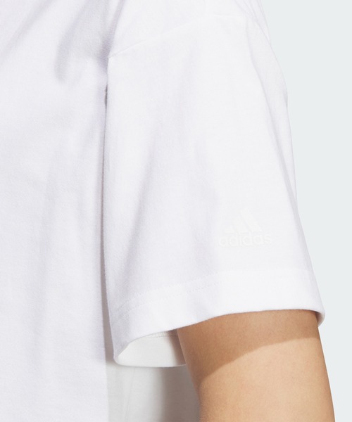 adidas（アディダス）の「W FLOWER グラフィック Tシャツ1 / アディダス adidas（Tシャツ/カットソー・レディース・オレンジ/ホワイト/ブラック・XX-LARGE/LARGE/MEDIUM/SMALL/X-LARGE/X-SMALL）」の7枚目の写真