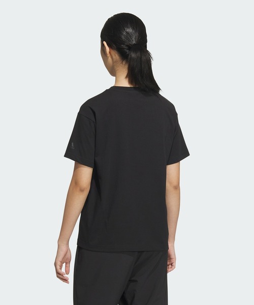 adidas（アディダス）の「W FLOWER グラフィック Tシャツ1 / アディダス adidas（Tシャツ/カットソー・レディース・オレンジ/ホワイト/ブラック・XX-LARGE/LARGE/MEDIUM/SMALL/X-LARGE/X-SMALL）」の8枚目の写真