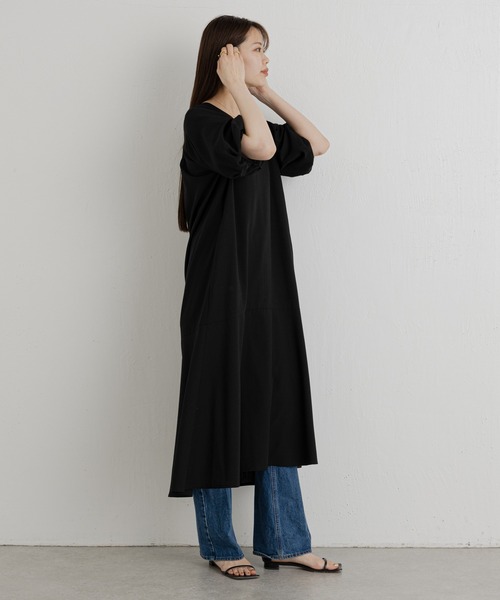 russet(ラシット)の「【ANOTHER BRANCH】バルーンスリーブワンピース (O-149)(ワンピース・レディース・ブラック/ネイビー/ブラウン・FREE)」の5枚目の写真