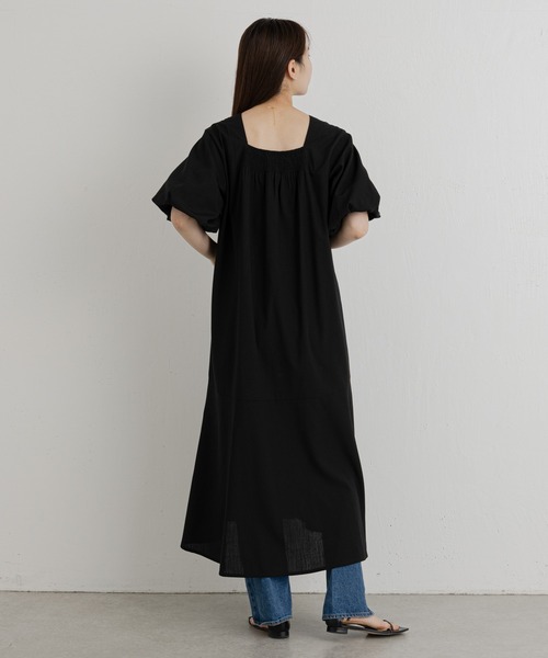 russet(ラシット)の「【ANOTHER BRANCH】バルーンスリーブワンピース (O-149)(ワンピース・レディース・ブラック/ネイビー/ブラウン・FREE)」の6枚目の写真