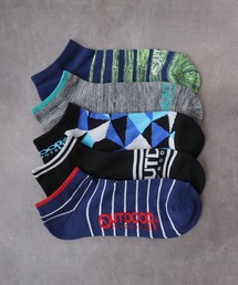 OUTDOOR 5足セット ソックス メンズ スニーカーソックス 5P